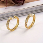 مدل گوشواره حلقه ای طلا+۱۵ مدل گوشواره حلقه ای طلا ظریف و شیک