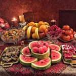 آموزش گل آرایی جذاب و ساده برای دیزاین شب یلدا + فیلم