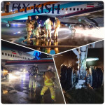 حادثه در فرودگاه امام خمینی / لاستیک هواپیما ترکید