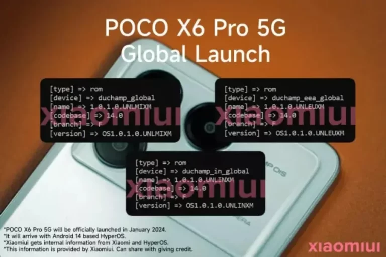 معرفی گوشی پوکو X6 Pro 5G + زمان عرضه به بازار جهانی