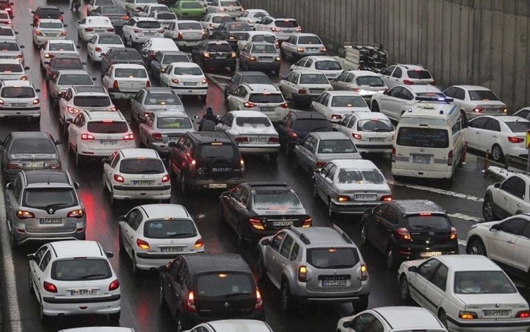 تهران در گرفتگی قفل شد! ترافیک سنگین در سردردهای شهر
