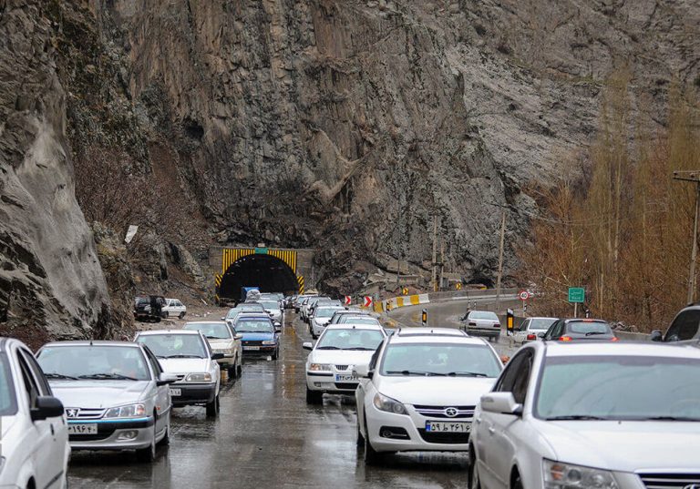 برهان کیفی: ممنوعیت تردد در چالوس و ترافیک سنگین در هراز و فیروزکوه