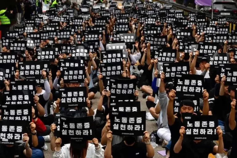 سقوط سکوت در سامسونگ: کارگران در اقدام تاریخی دست به اعتصاب می‌زنند!