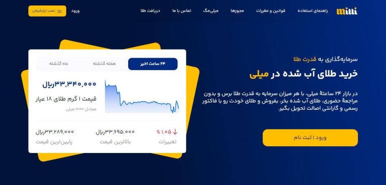 اعتبار طلایی در دنیای دیجیتال: آیا سایت و اپلیکیشن میلی طلا اعتمادی عمیق دارند؟