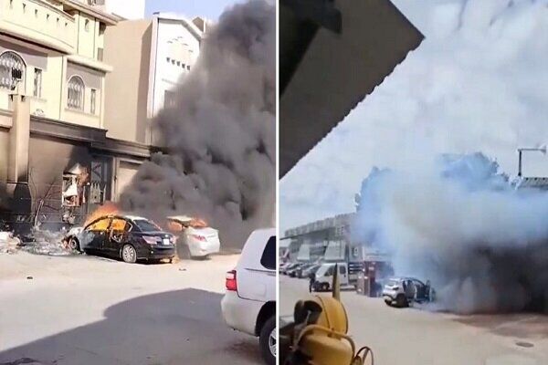 تصاویر داغ از سرزمین نفت: زبانه‌های آتش از خودروها در گرمازدگی بی‌سابقه عربستان!
