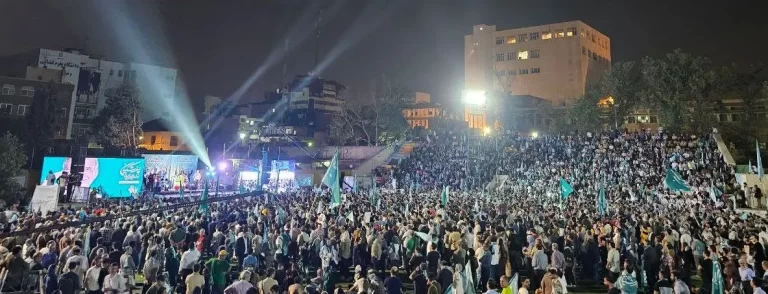 جشن حضور پزشکان در ورزشگاه حیدرنیا تهران: گردهمایی گرم پزشکان با ویدئو اختصاصی