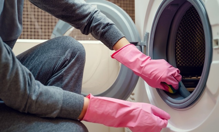 طریقه جذاب و آسان برای تمیز کردن ماشین لباسشویی با استفاده از سرکه و جوش شیرین