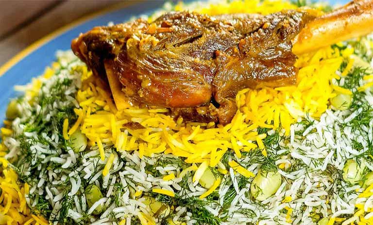 طرز تهیه باقالی پلو با ماهیچه؛ شاهکار آشپزی ایرانی