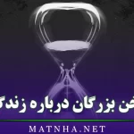 سخن بزرگان درباره زندگی (سخن و جملات عمیق بزرگان درباره چگونه زندگی کردن)