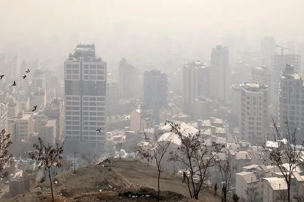 نقشه| شاخص آلودگی هوا تهران امروز ۱۶ آذر