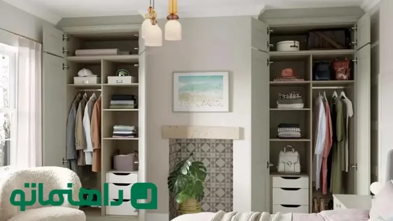 بهترین کمد لباس برای اتاق خواب کوچک