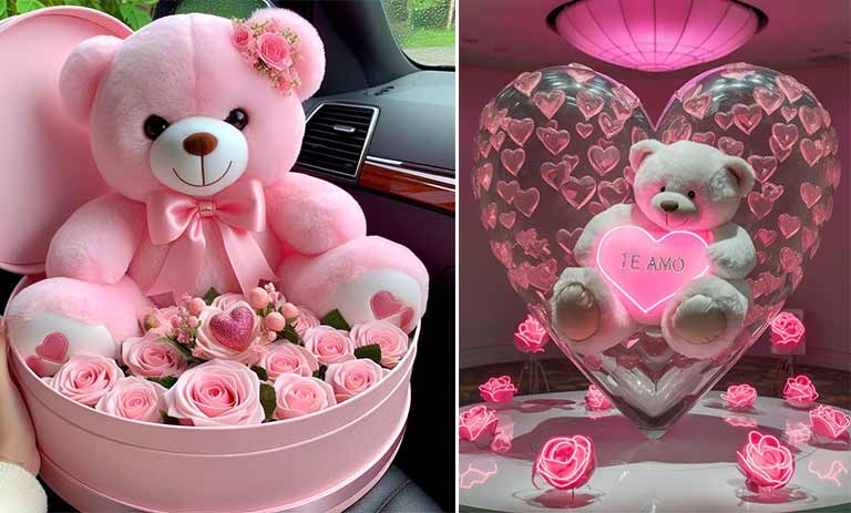 36 مدل باکس‌ عروسک کادویی ولنتاین 2025/1403