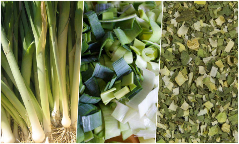 چگونه تره فرنگی تازه را در کمترین زمان خشک کنیم؟