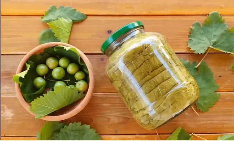 طرز تهیه ترشی برگ مو+ نکات کپک نزدن