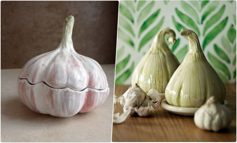 جای سیر فانتزی؛ ایده‌هایی شیک و کاربردی برای نگهداری سیر