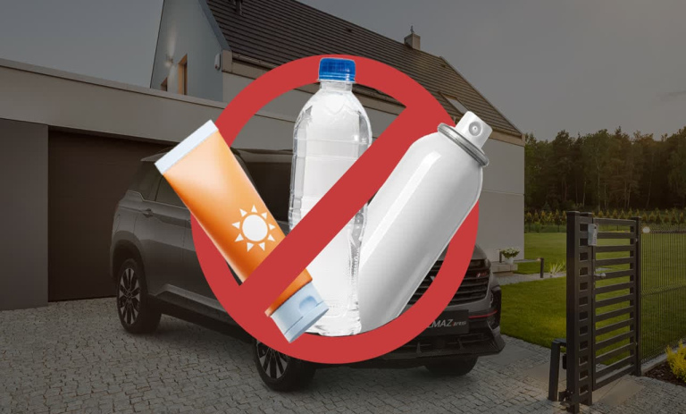 لیست خطرناک وسایل ممنوعه در ماشین در روزهای داغ تابستان