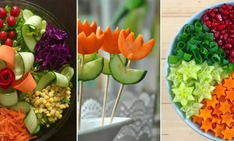 4 ایده خلاقانه و متفاوت برای تزیین هویج در مهمانی‌ها