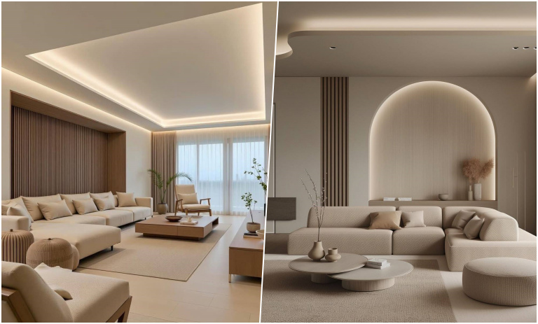 50 ایده سقف کاذب پذیرایی؛ مدرن و شیک