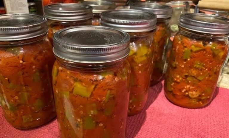 طرز تهیه ترشی بامیه با پوره گوجه فرنگی+ نکات کپک نزدن