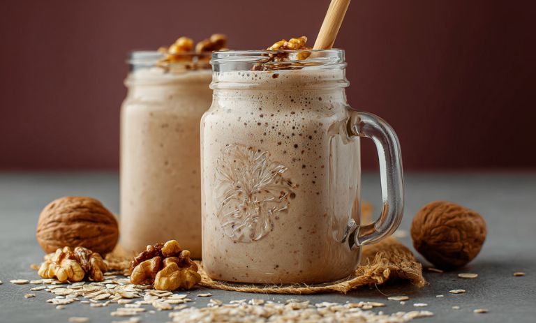 طرز تهیه شیک گردو؛ مقوی و خوشمزه