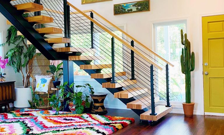 38 نرده راه پله مدرن برای دکوراسیون‌های امروزی؛ مقرون به صرفه