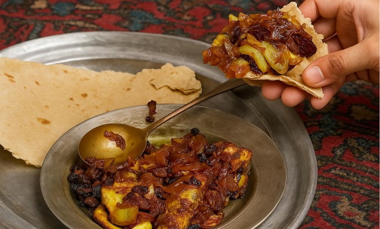 طرز تهیه قَلقَله کدو(کدو سُرخی)؛ خوراک غیر گوشتی از دوران قدیم