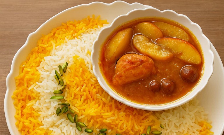 طرز تهیه خورشت شلیل؛ طعمی متفاوت و خوشمزه