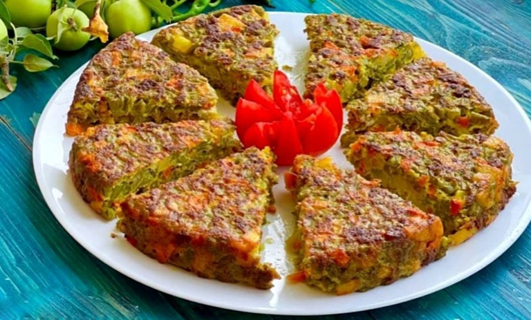 طرز تهیه کوکو لوبیا سبز و هویج؛ خوشمزه و آسان