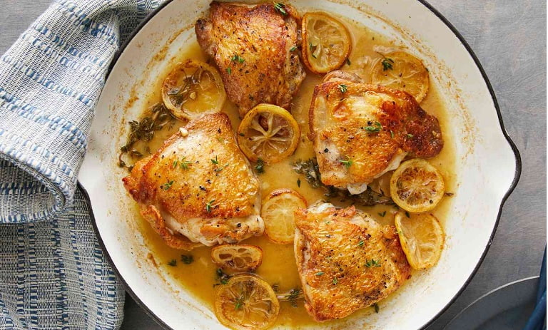 طرز تهیه مرغ لیمویی؛ خوراک آبدار و خوشمزه