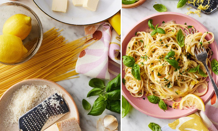 طرز تهیه پاستا لیمویی؛ غذای خوشمزه و ساده