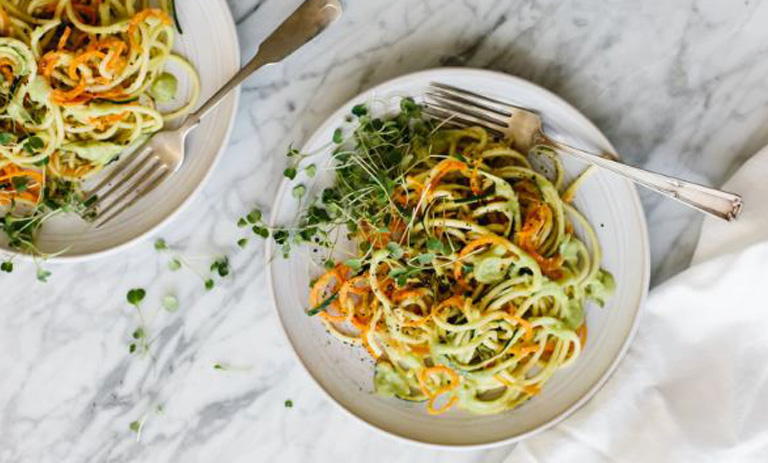 طرز تهیه پاستای هویج و کدو؛ خوشمزه و رژیمی