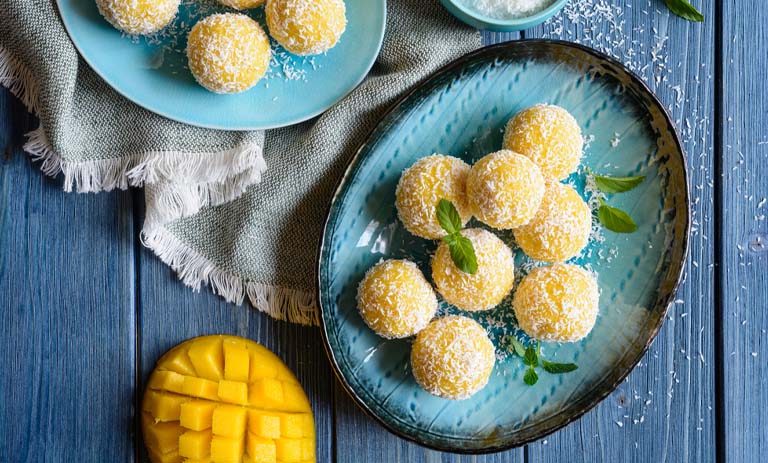 طرز تهیه ترافل انبه؛ دسر انگلیسی ساده