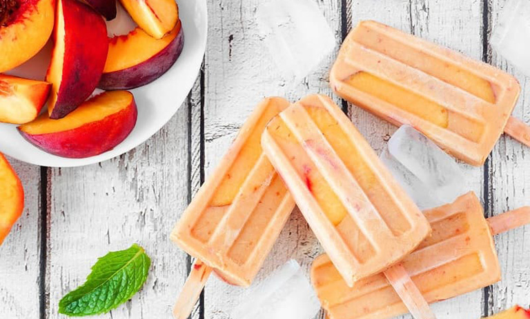 طرز تهیه بستنی یخی شلیل؛ خوشمزه تابستانی