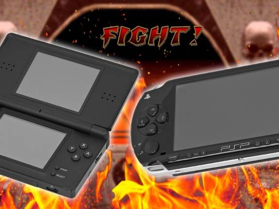 جنگ کنسول‌ها، نینتندو دی اس در مقابل پلی استیشن پرتابل