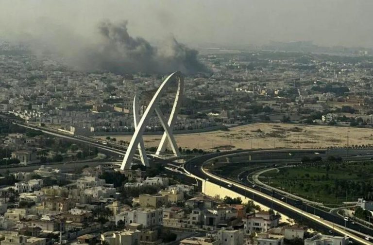 لحظه حمله به تیم حماس در دوحه از نمایی دیگر + فیلم