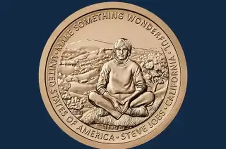 رونمایی سکه یادبود یک دلاری برای تجلیل از استیو جابز