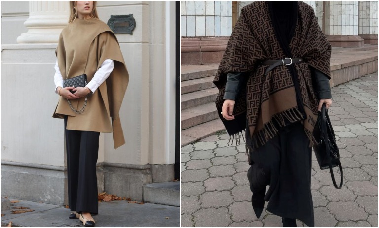 پانچوهای ترند پاییز ۱۴۰۴؛ استایل شیک و راحت برای روزهای سرد