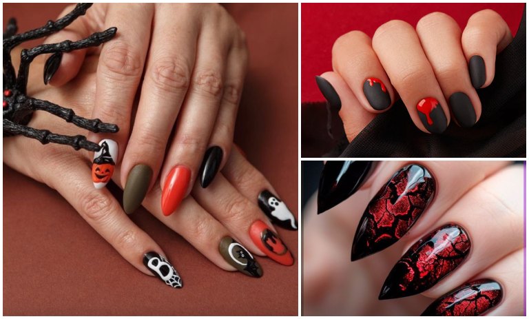 طراحی ناخن هالووین 1404؛ ایده‌های ترسناک و خلاقانه برای جشن