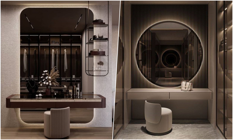 میز آرایش لوکس؛ بهترین ایده‌ها برای دکوراسیون مدرن