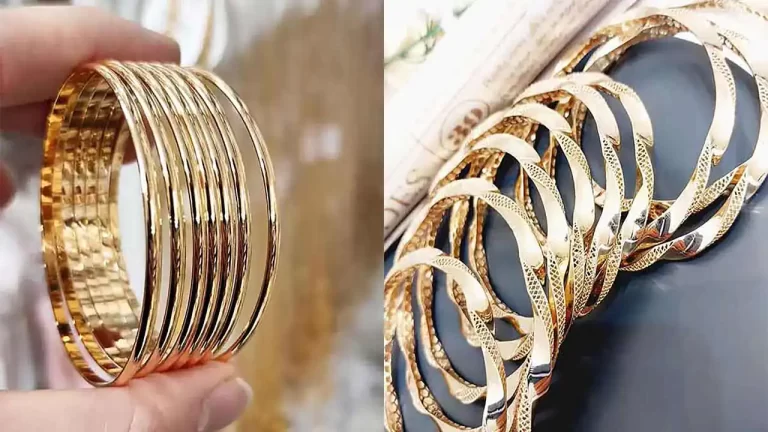 النگو طلا باکلاس و زیبا با مدل های جدید برای باسلیقه ها