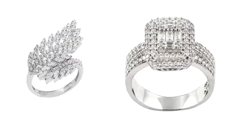 مدل انگشتر نقره زنانه نگین دار + شیک و خاص با طرح های ترند 2025