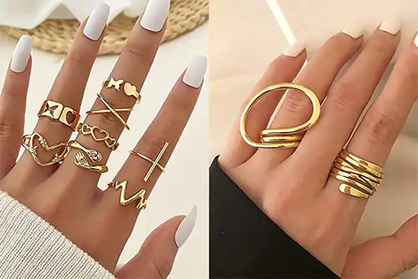 مدل انگشتر ترند + زیباترین مدل های انگشتر طلا که ترند این روزها هستند