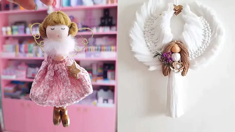 آویز دکوری فرشته با طرح های فانتزی و کیوت که عاشقش میشید