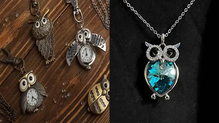 آویز گردنبند جغد با طرح های فانتزی که جایی ندیده اید