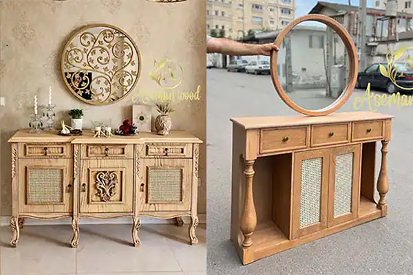 مدل آینه کنسول جدید + زیباترین مدل های آینه کنسول جدید با فروشی فوق العاده