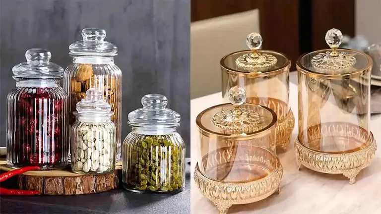 بانکه شیشه ای مدرن با سایز ها و طرح های متفاوت و زیبا