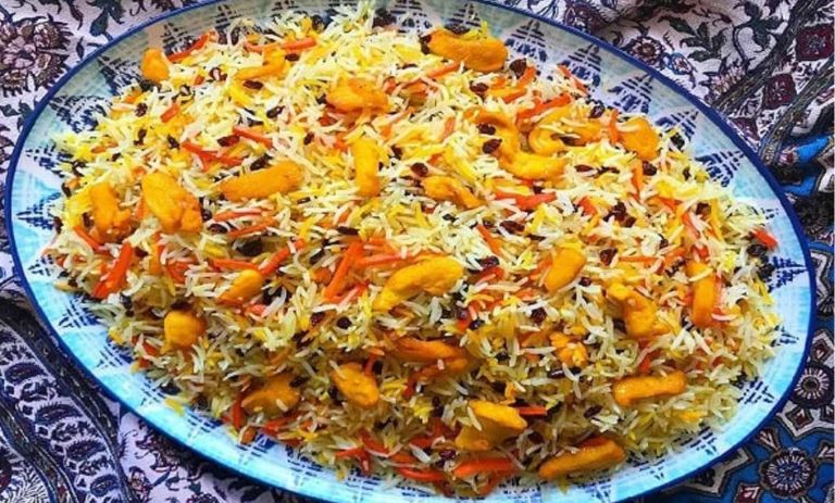 کالری هویج پلو با مرغ چقدر است؟