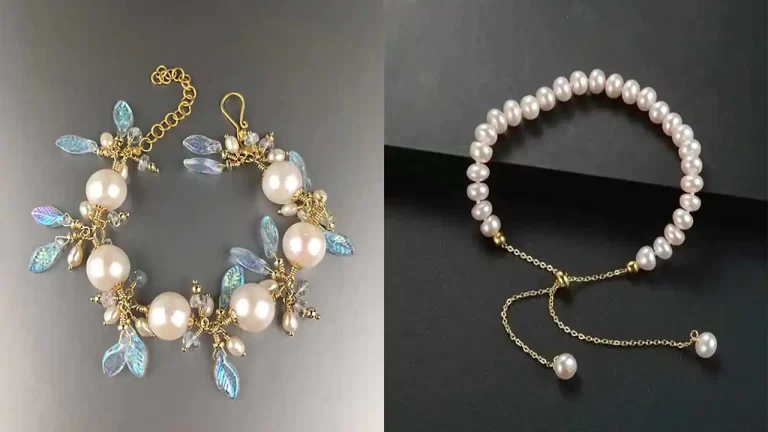 دستبند زیبا طرح مرواریدی + جذاب و لاکچری برای خاص پسندان