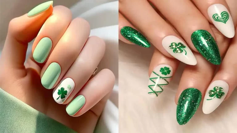 دیزاین ناخن طرح شبدر شانس + زیباترین طرح ها را اینجا ببینید