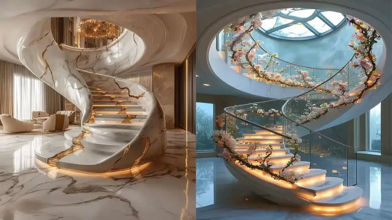 دیزاین هنری پله + ایده های جدید و خاص که جایی ندیده اید